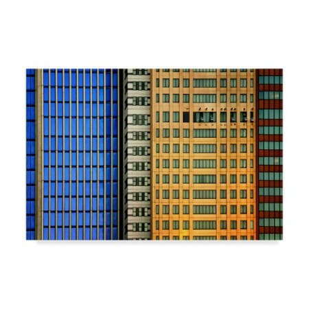 Trademark Fine Art Mathilde Guillemot 'Windows On The City' Canvas Art, 30x47 1X06027-C3047GG
